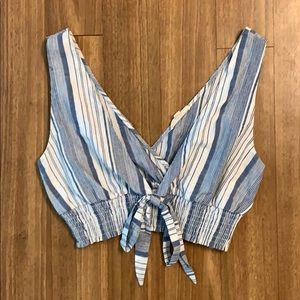 Tie Front Crop Top